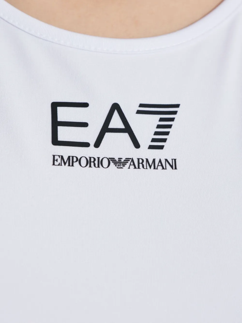 EA7 LOGO-PRINT DRESS