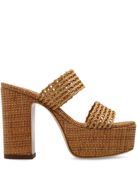 Casadei 120mm woven-platform sandals