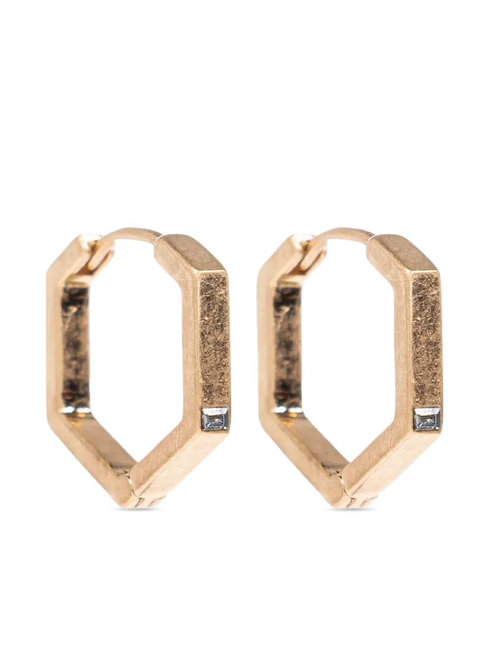 AllSaints Orecchini con cristalli - Oro