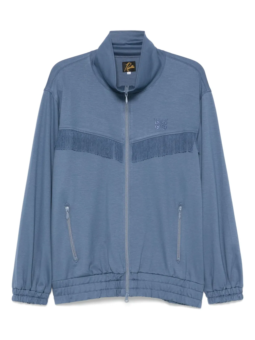 Needles Sweater met franje Blauw