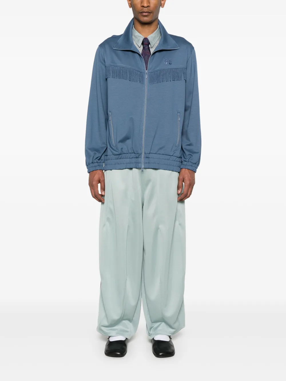 Needles butterfly-embroidered track pants | Sweatpants | Image 2
