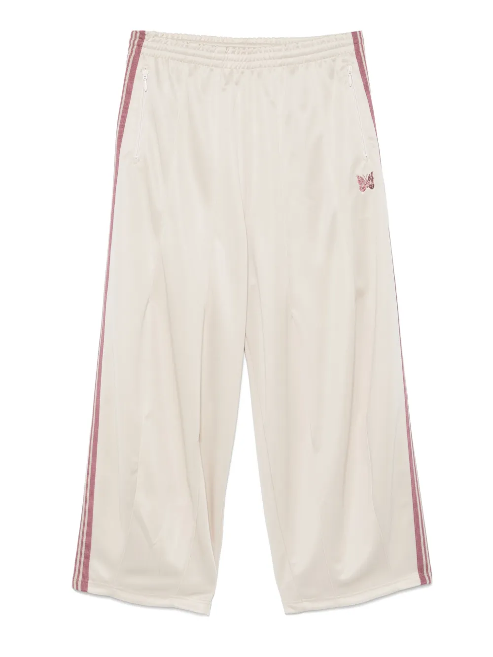 Needles butterfly-embroidered track pants | neutro | Image 1