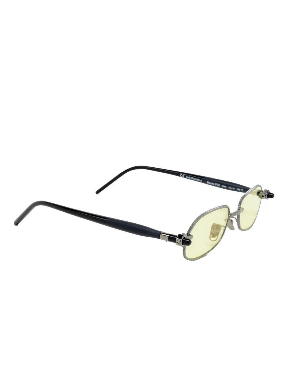 Kuboraum Zonnebril met ovaal montuur - Grijs