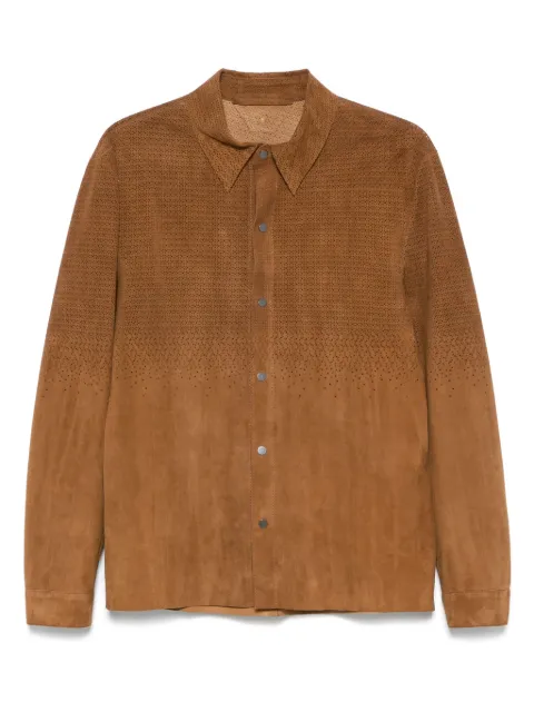 Salvatore Santoro perforated overshirt
