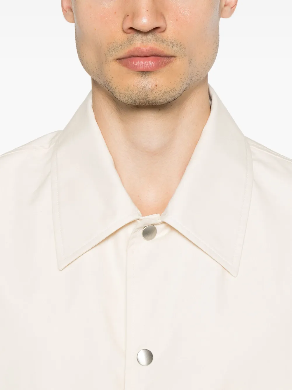 Jil Sander Katoenen shirtjack Beige