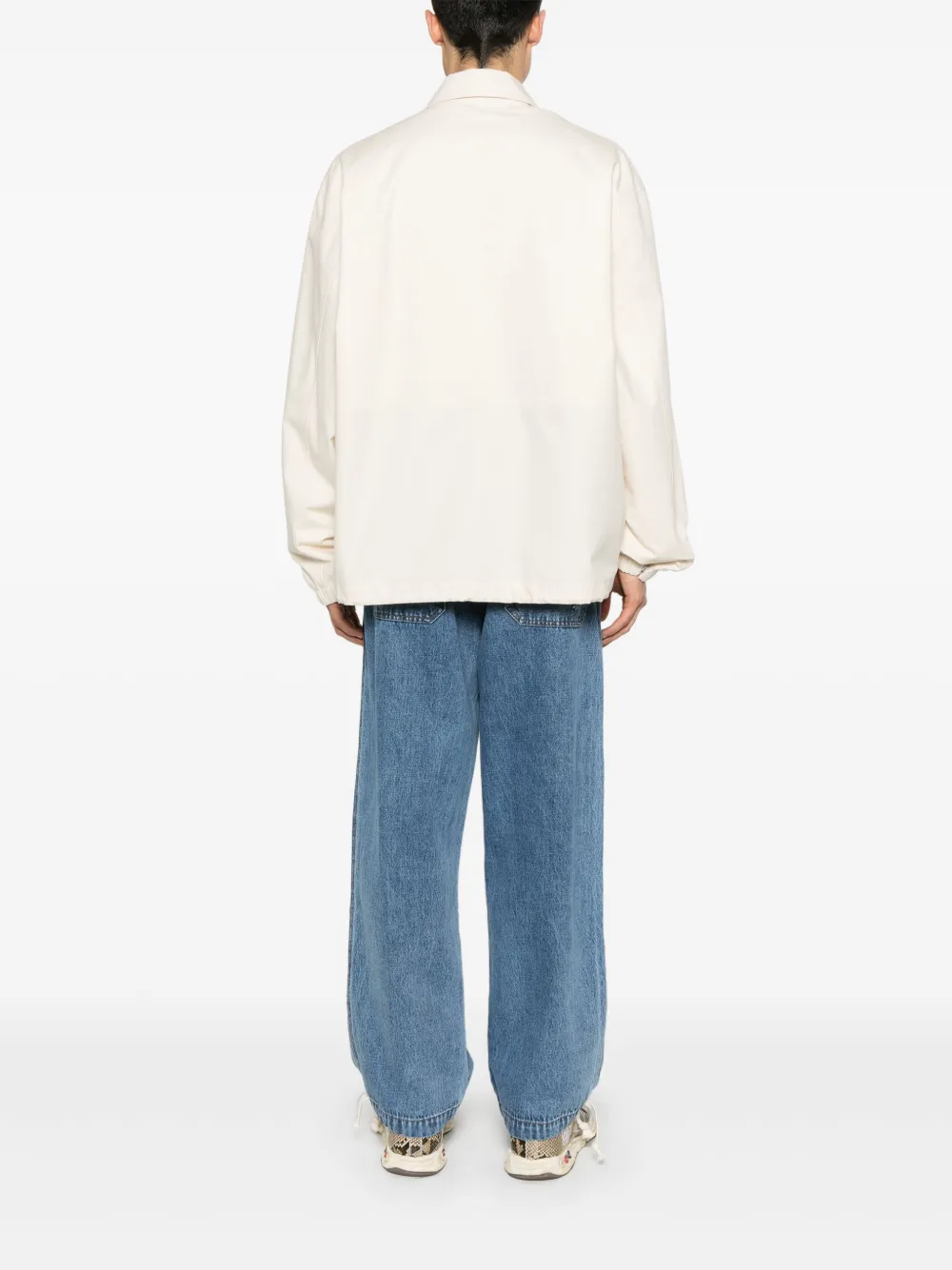 Jil Sander Katoenen shirtjack Beige