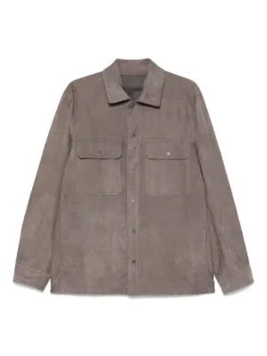 OUR LEGACY レザー シャツ | ブラウン | FARFETCH JP