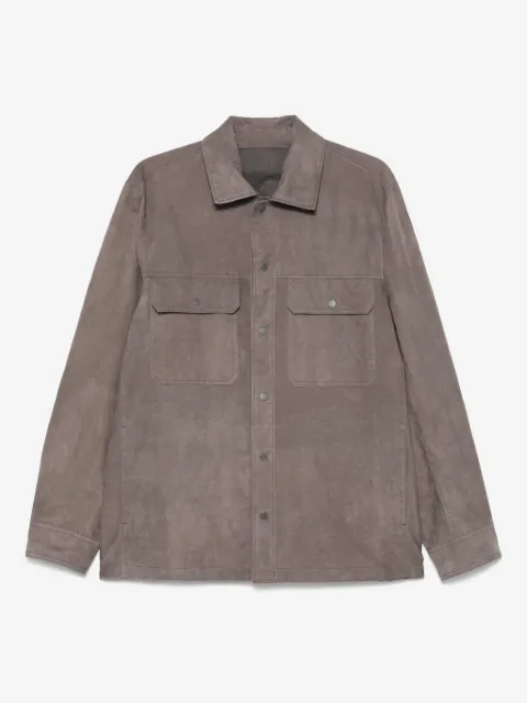 Salvatore Santoro camisa de gamuza