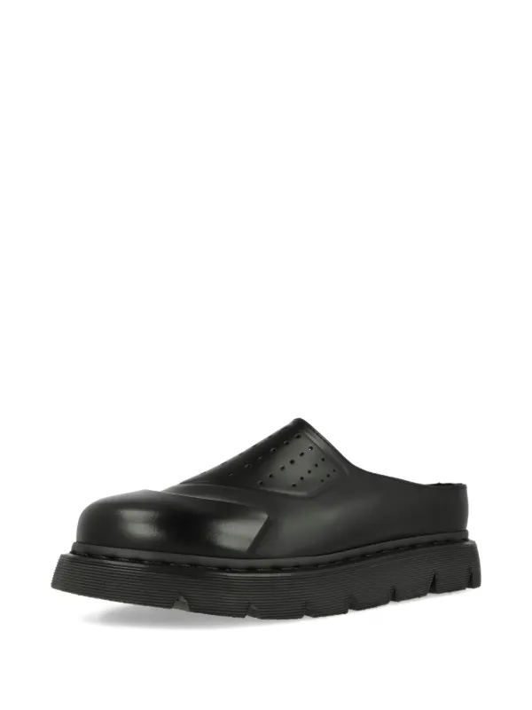 Docoo2 Dr. Martens Vent Xx02 Leather Slippers | Black | FARFETCH