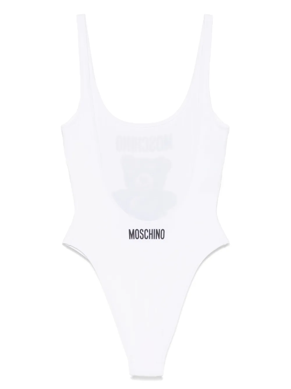 Moschino Badpak met teddybeerprint Wit