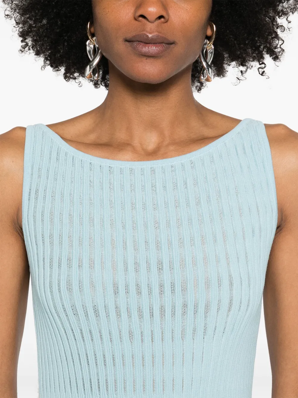Antonino Valenti Isabela midi-jurk Blauw