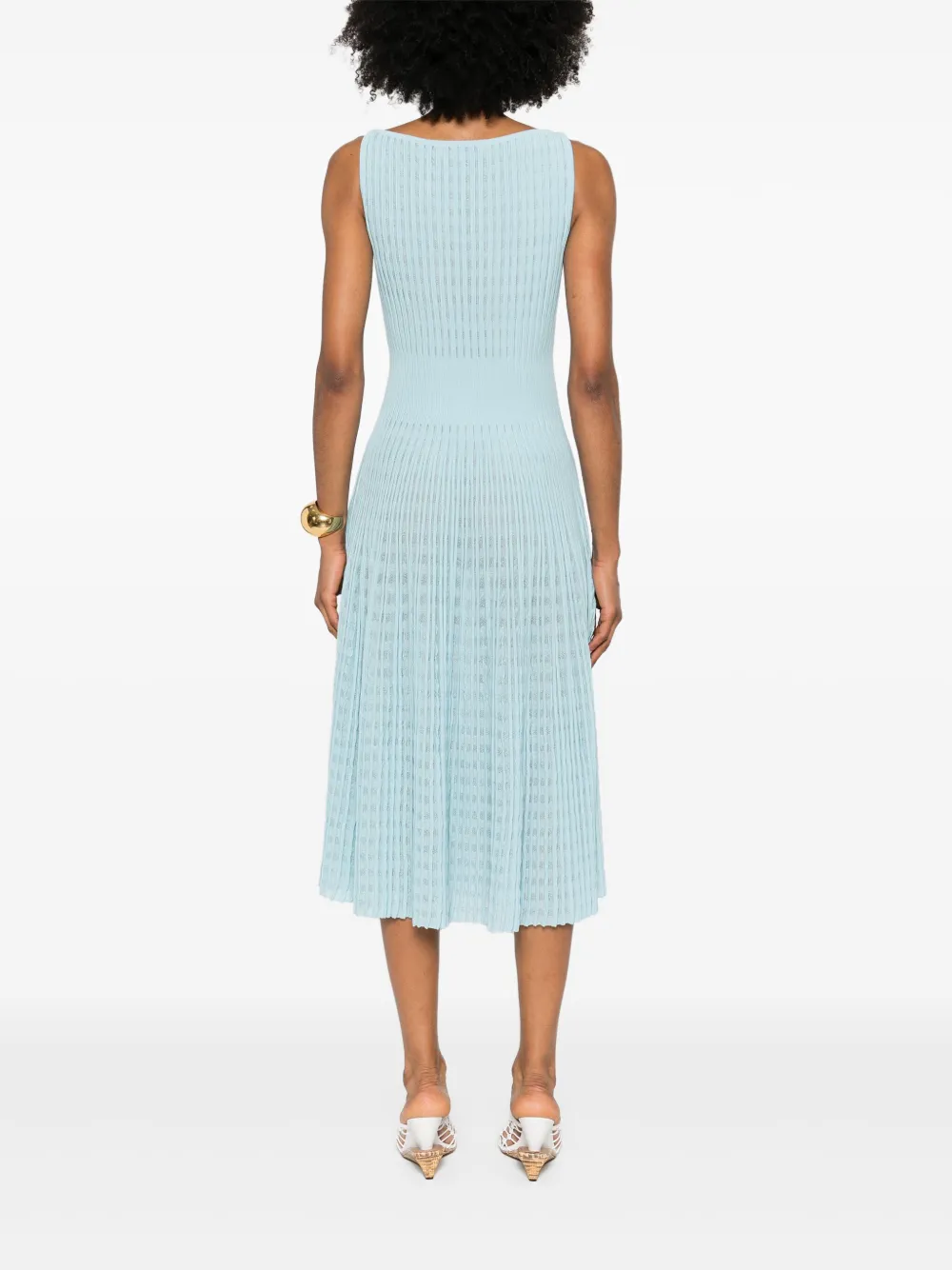 Antonino Valenti Isabela midi-jurk Blauw