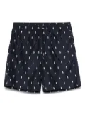 Neil Barrett Micro Bolts swim shorts - Blue