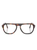 Persol pilot-frame glasses - Brown