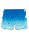 Neil Barrett Micro Bolts swim shorts - Blue