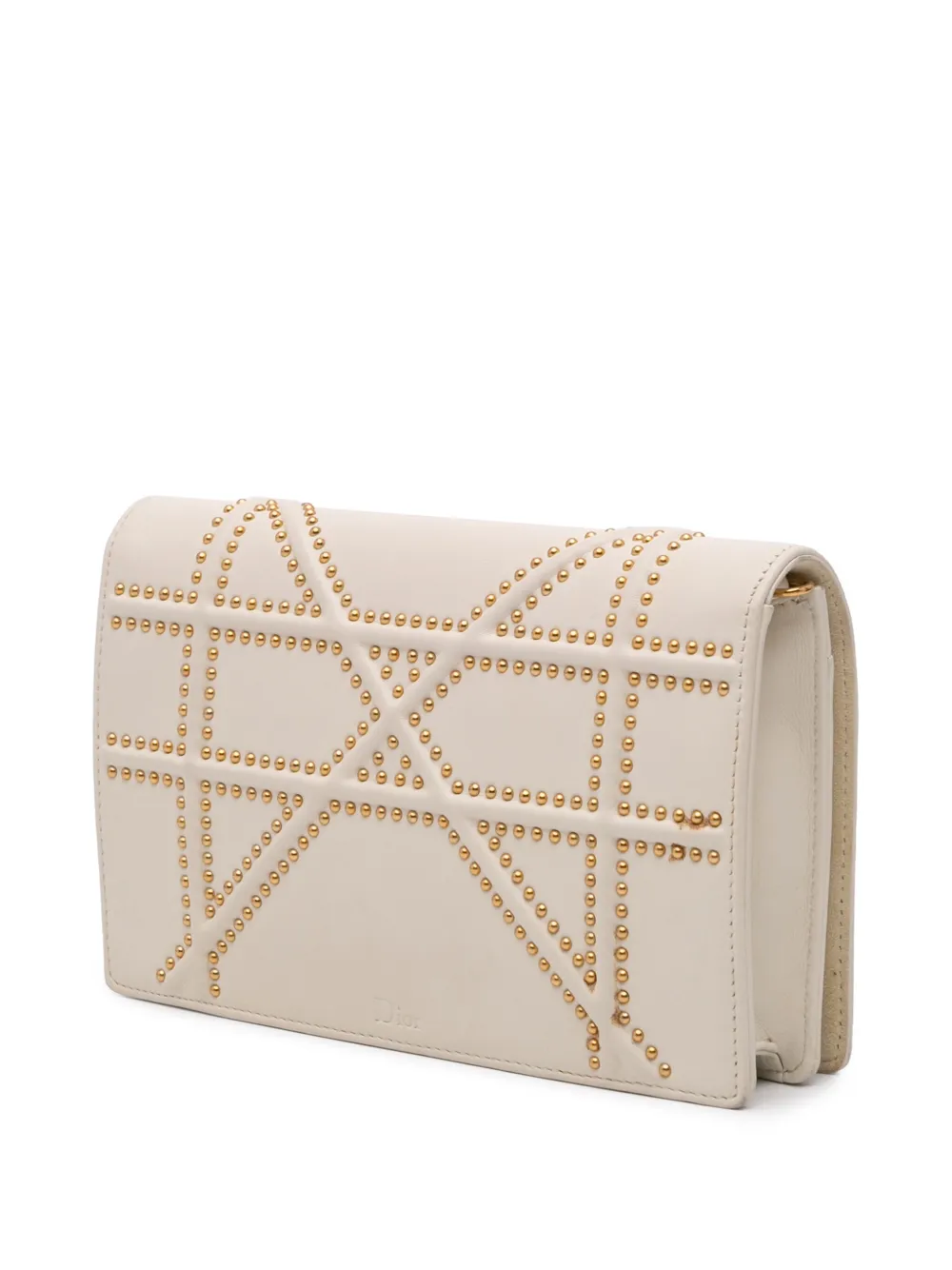 Christian Dior Pre-Owned 2018 Small Lambskin Studded Diorama crossbody bag | Pre-Owned | Image 2