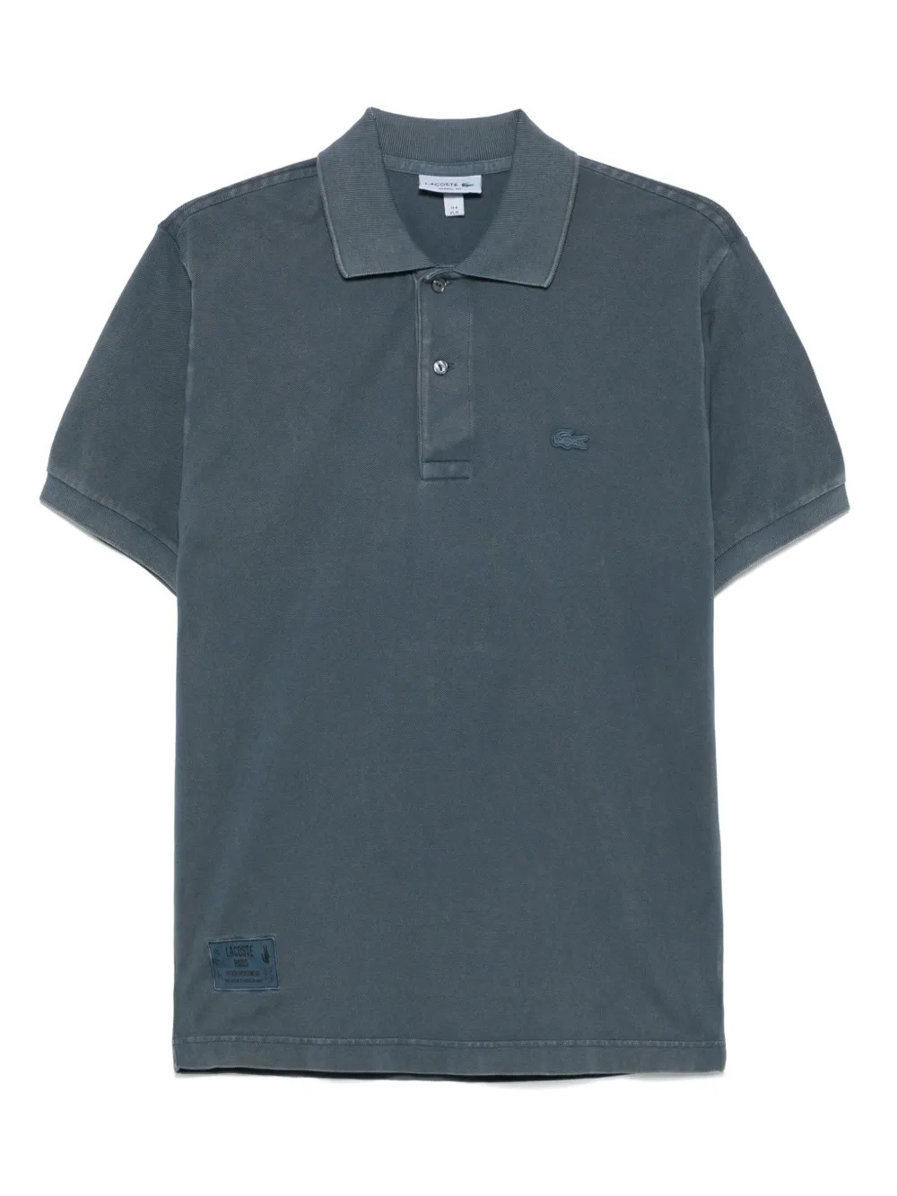 Lacoste Poloshirt met gewassen-effect Blauw