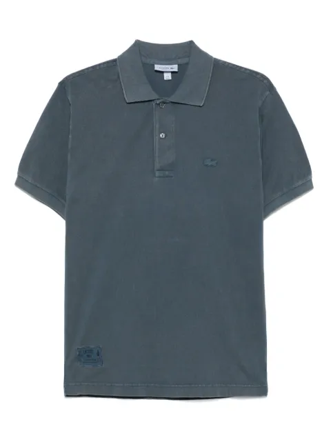 Lacoste playera tipo polo con efecto lavado
