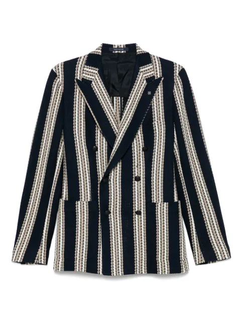Tagliatore blazer con motivo de rayas