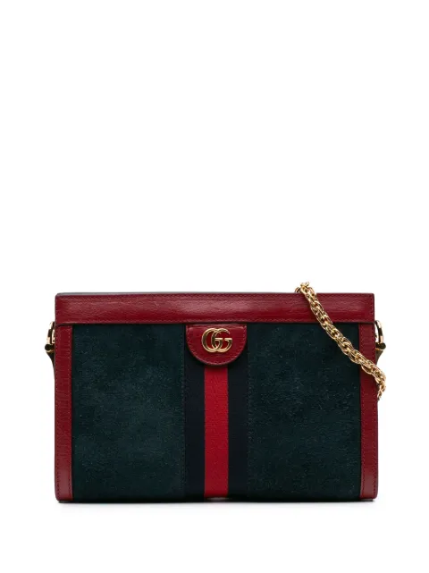 Gucci Pre-Owned 2016-2024 Small Suede Ophidia Chain crossbody bag