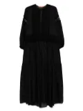 Ermanno Scervino layered maxi dress - Black