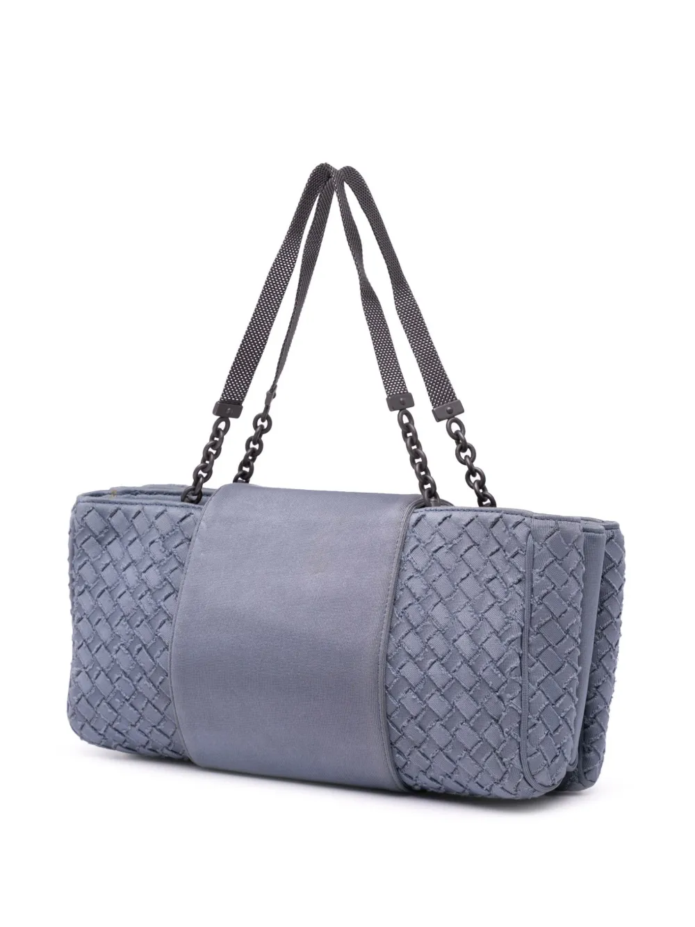 Bottega Veneta Pre-Owned 2012-2024 Canvas Intrecciato Buckle Flap handbag | Pre-Owned | Image 2