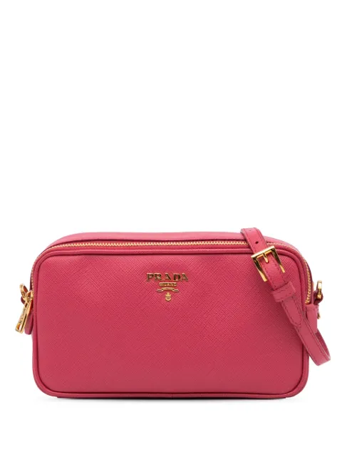 Prada Pre-Owned bolsa crossbody Saffiano Camera Bag mini 2010-2024