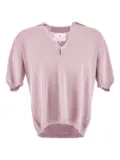 SEVEN GAUGE cotton polo shirt - Pink
