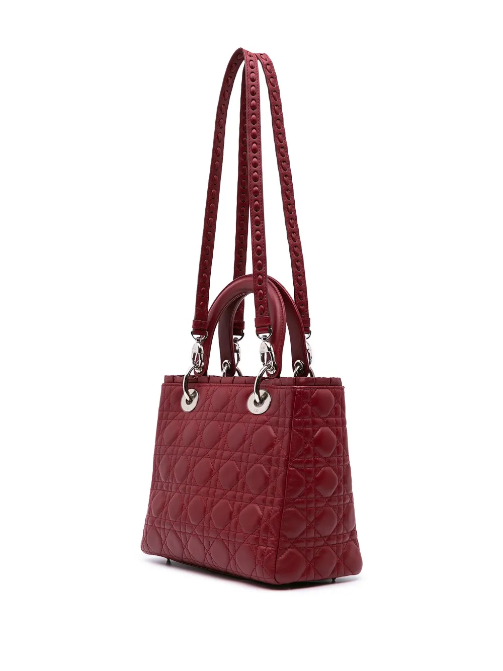 Christian Dior Pre-Owned 2010 Medium Lambskin Cannage Bow Lady Dior satchel | Pre-Owned | Image 2