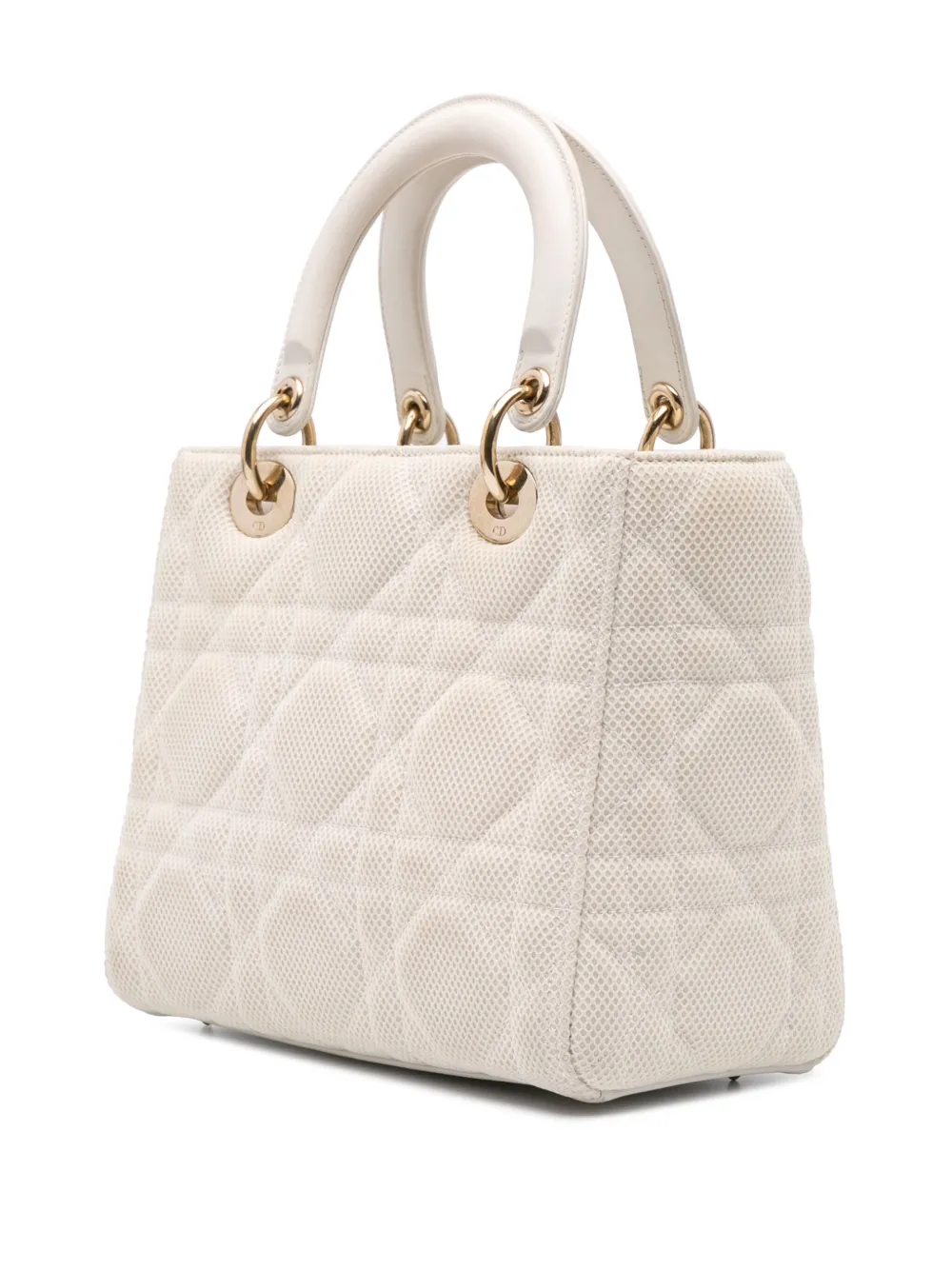 Christian Dior Pre-Owned 2021 Medium Technical Fabric Macrocannage Lady Dior satchel | Pre-Owned | Image 2
