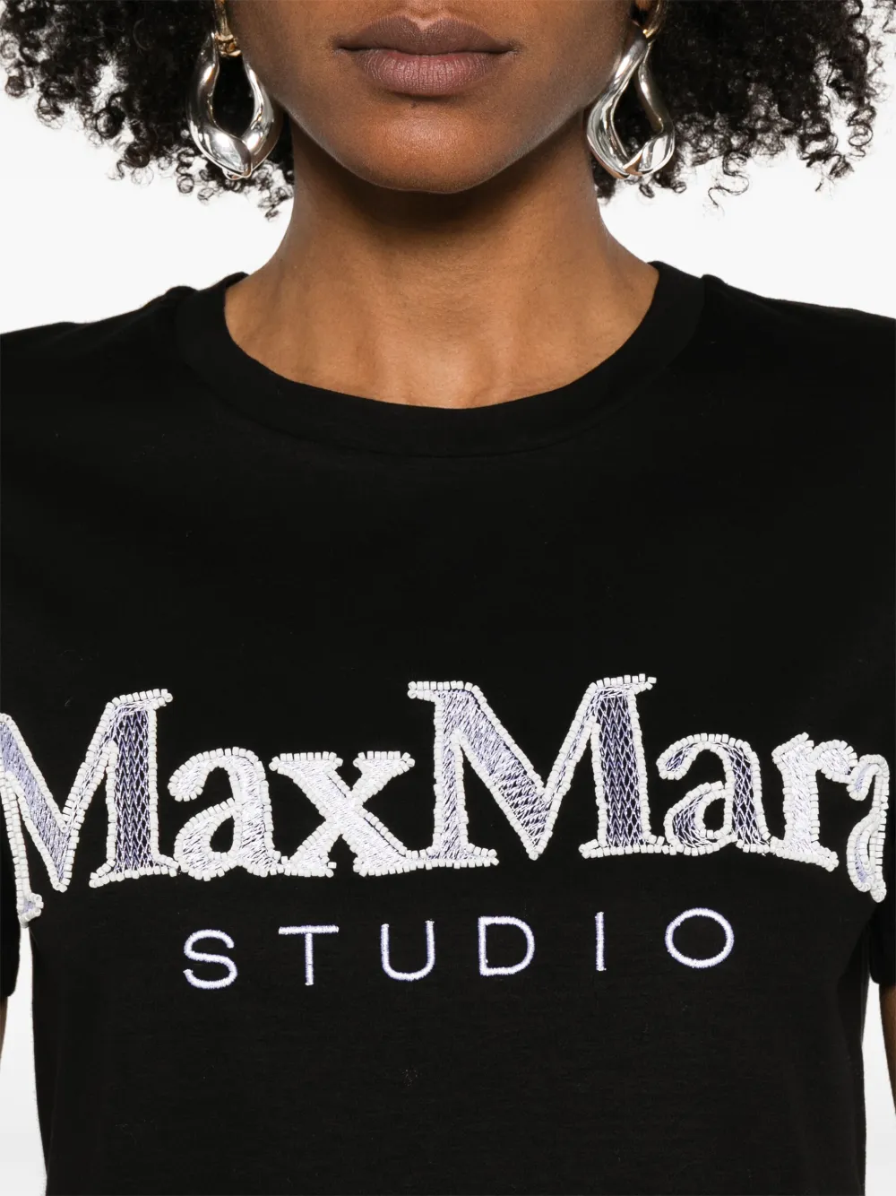 Max Mara Won T-shirt Zwart