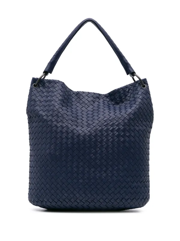 BOTTEGA VENETA★イントレチャート バケットバッグ Bottega Veneta Pre-Owned 2012-2024 イントレチャート ナッパ