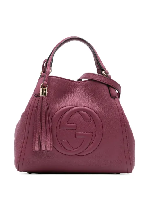 Gucci Pre-Owned bolsa satchel Soho pequeña de piel 2016-2024