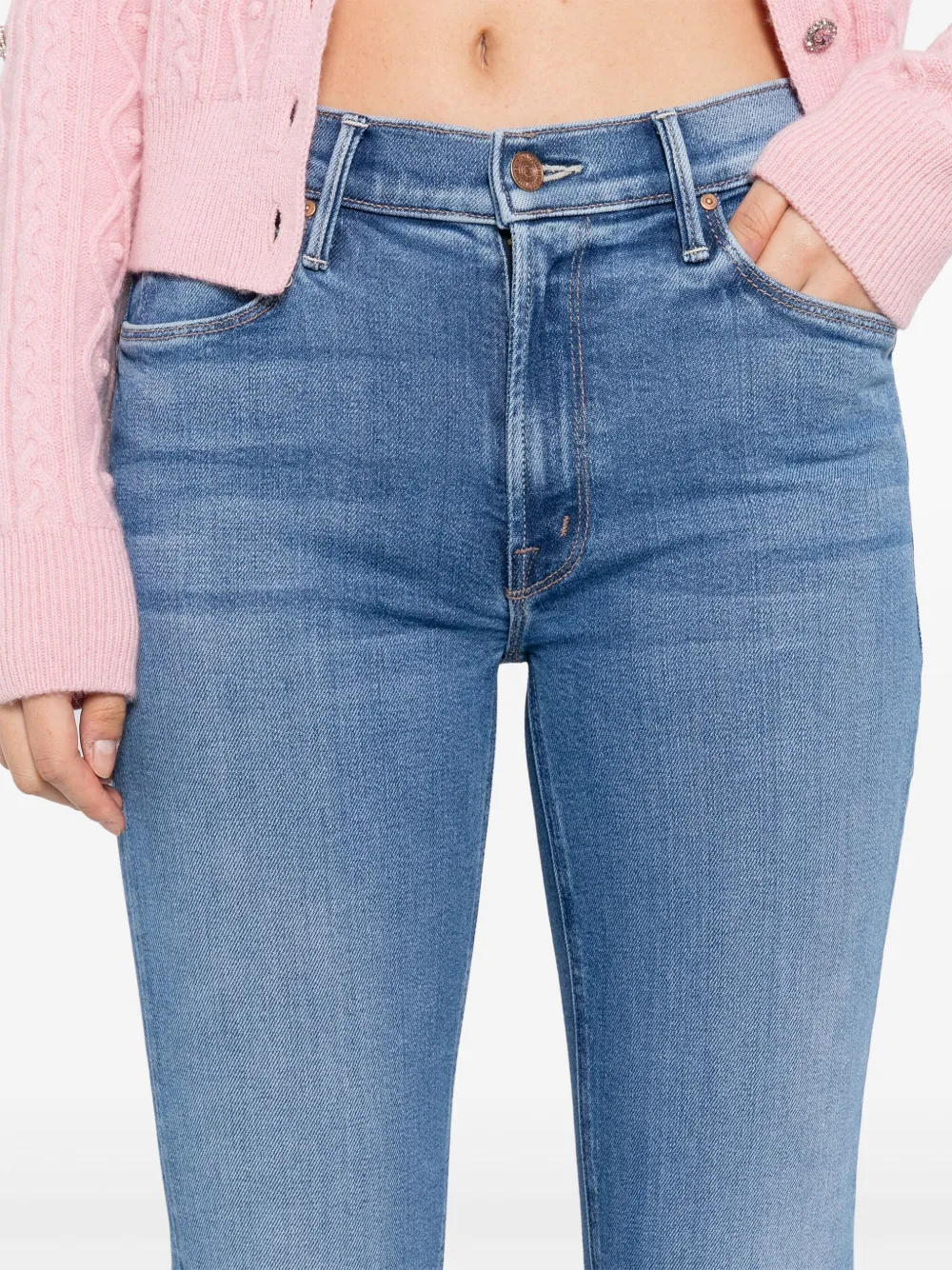 MOTHER The Runaway jeans Blauw