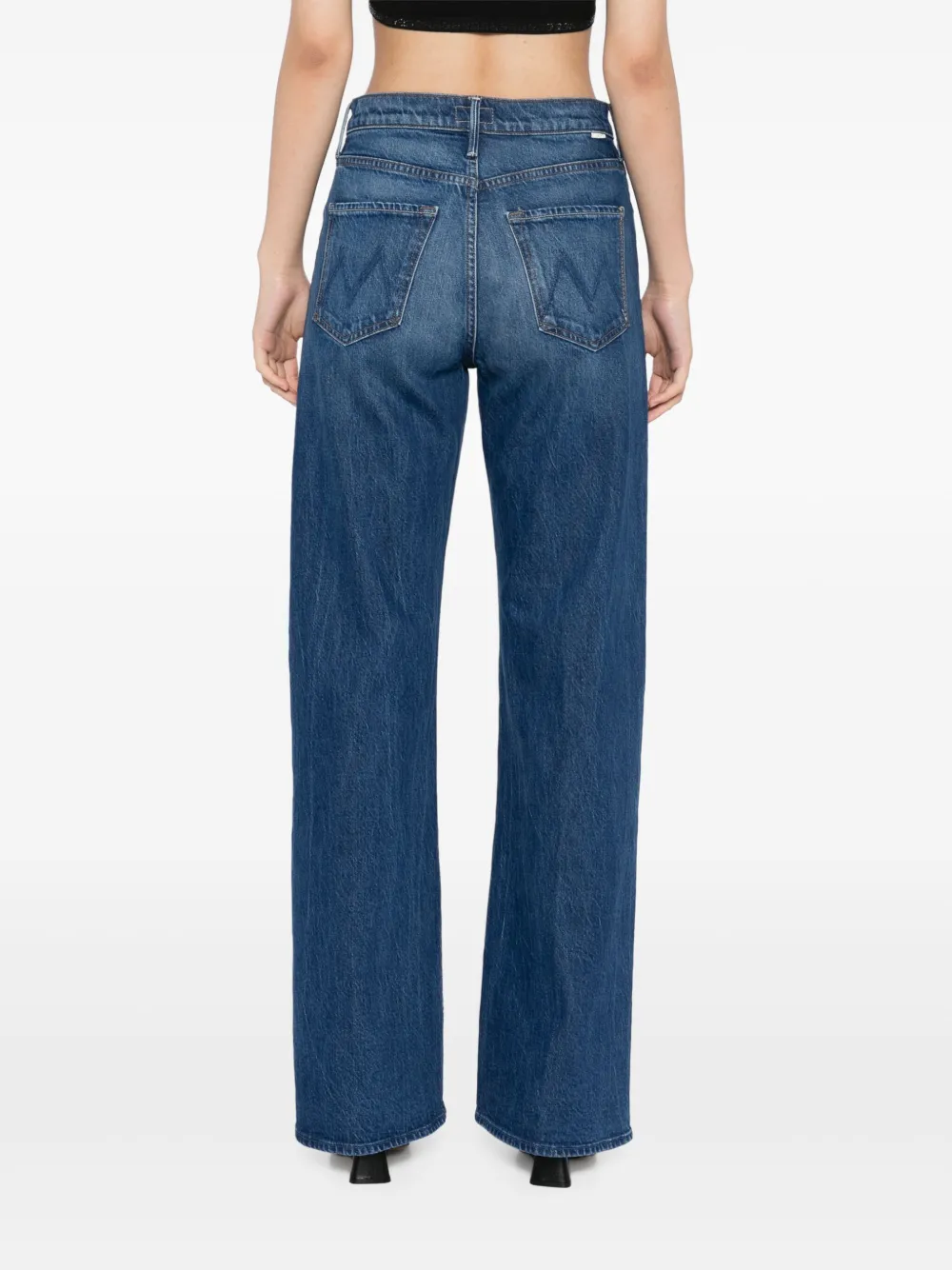 MOTHER The Lasso Sneak jeans Blauw