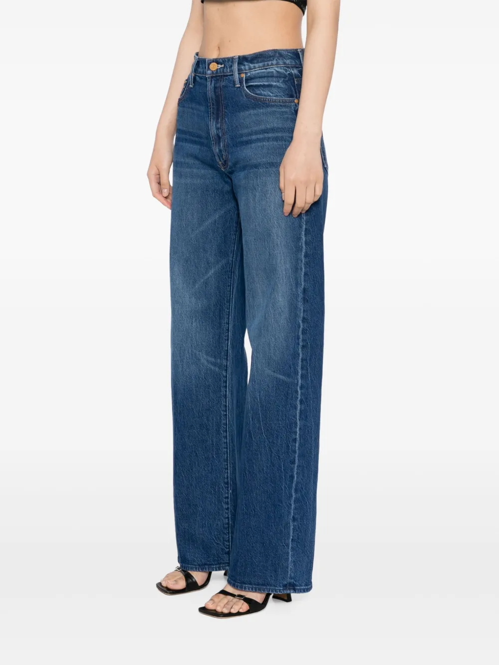 MOTHER The Lasso Sneak jeans Blauw