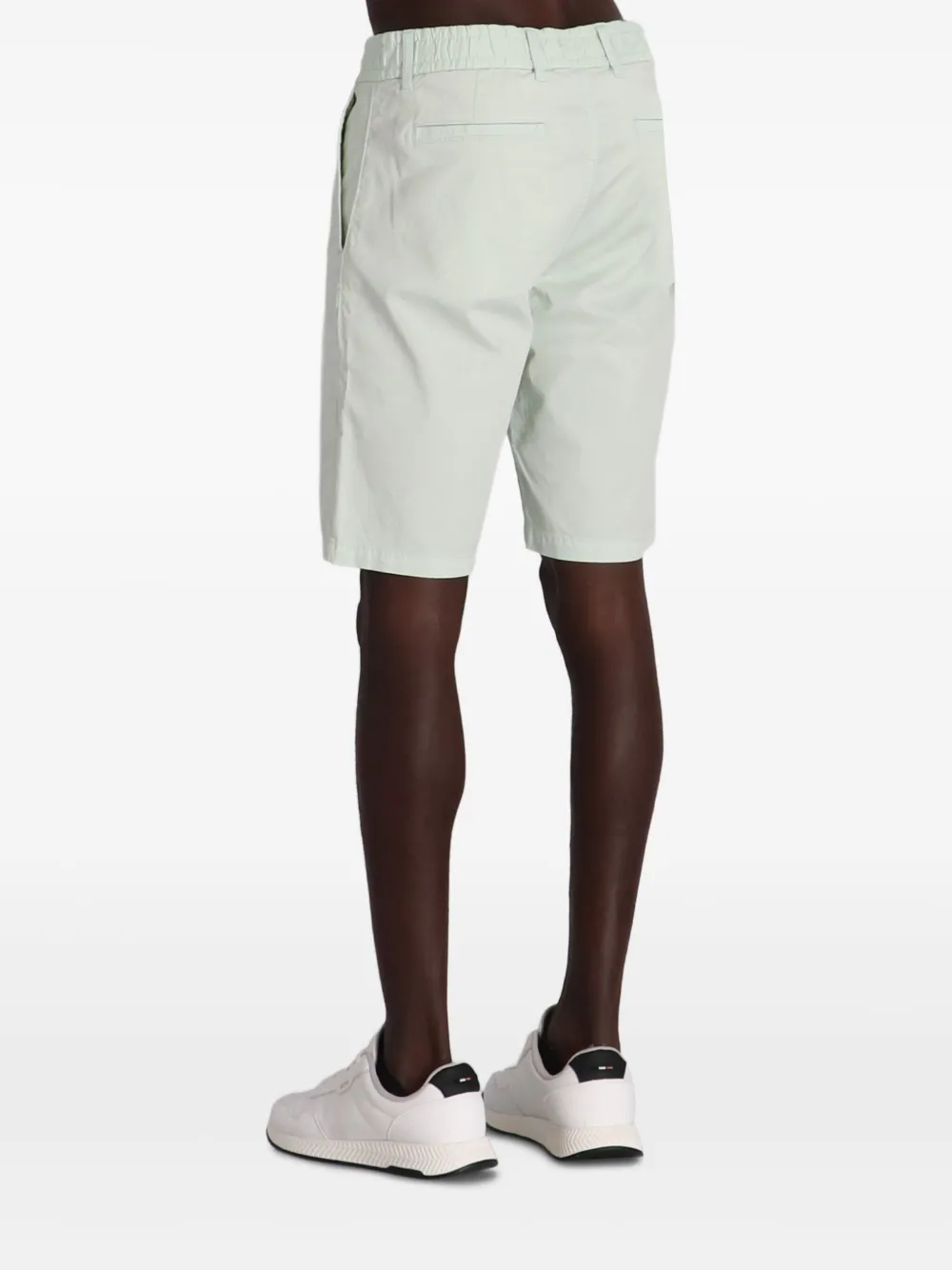 BOSS Shorts met trekkoordtaille Groen