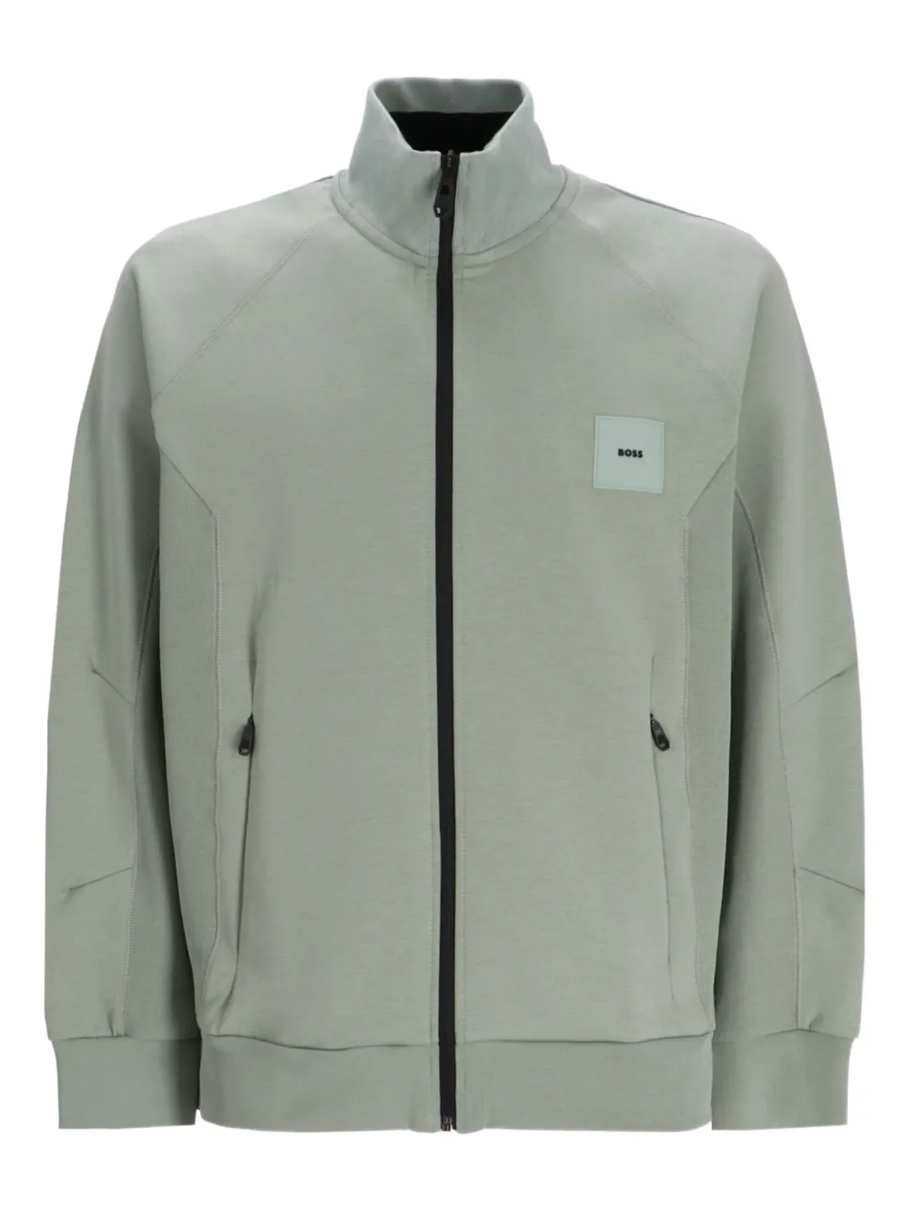 BOSS Skaz zip-up athletic jacket | Green | Image 1