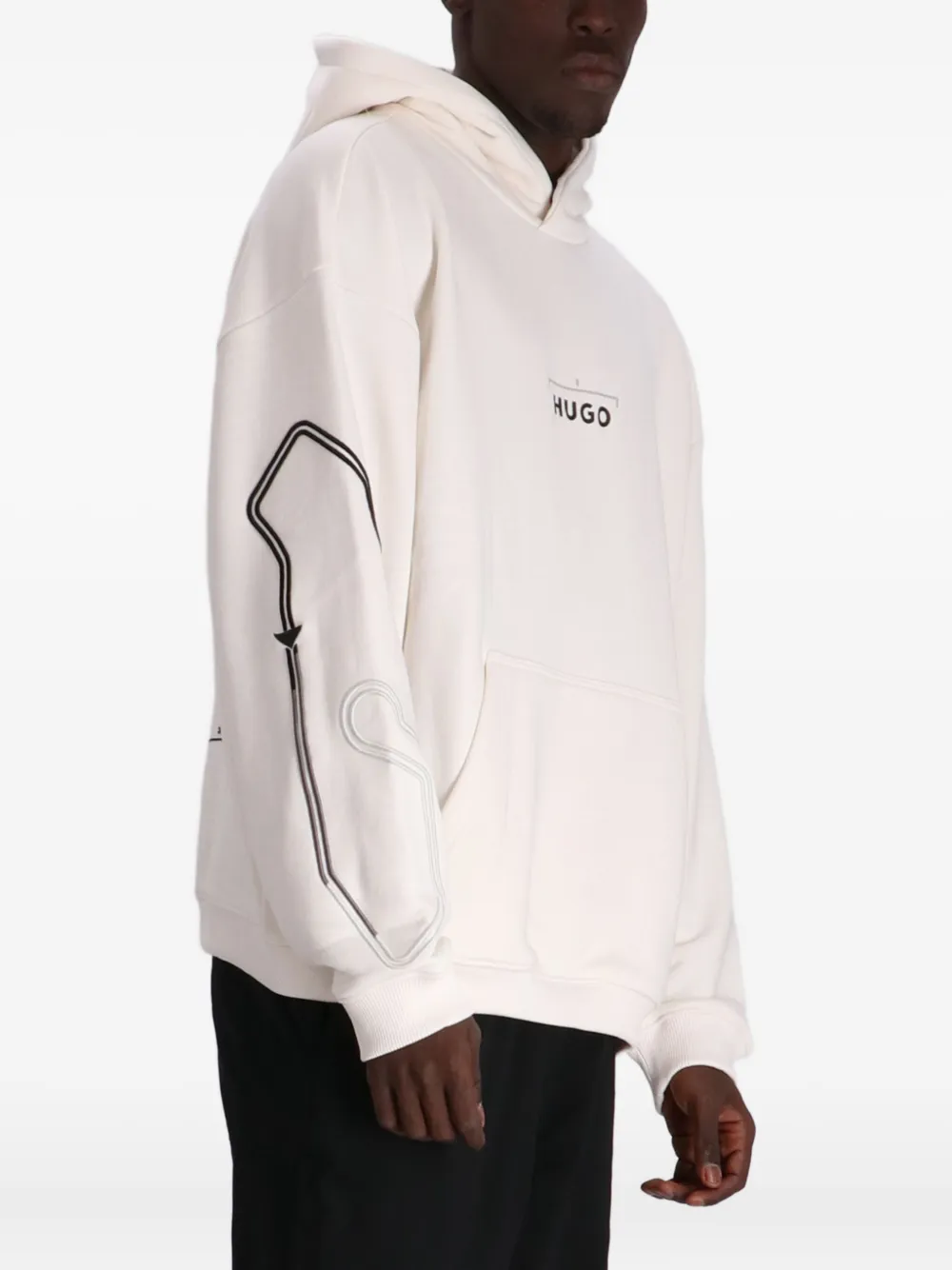 HUGO BOSS DOAD GRAPHIC-PRINT HOODIE