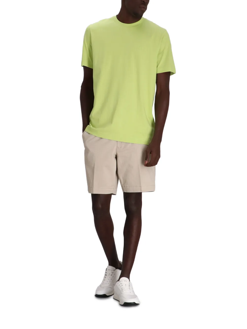 Tシャツ・カットソー BOSS Men T-shirt Pistachio 50468347 331 Hugo Boss T-shirt Boss Men Color Pistachio In Yellow | ModeSens