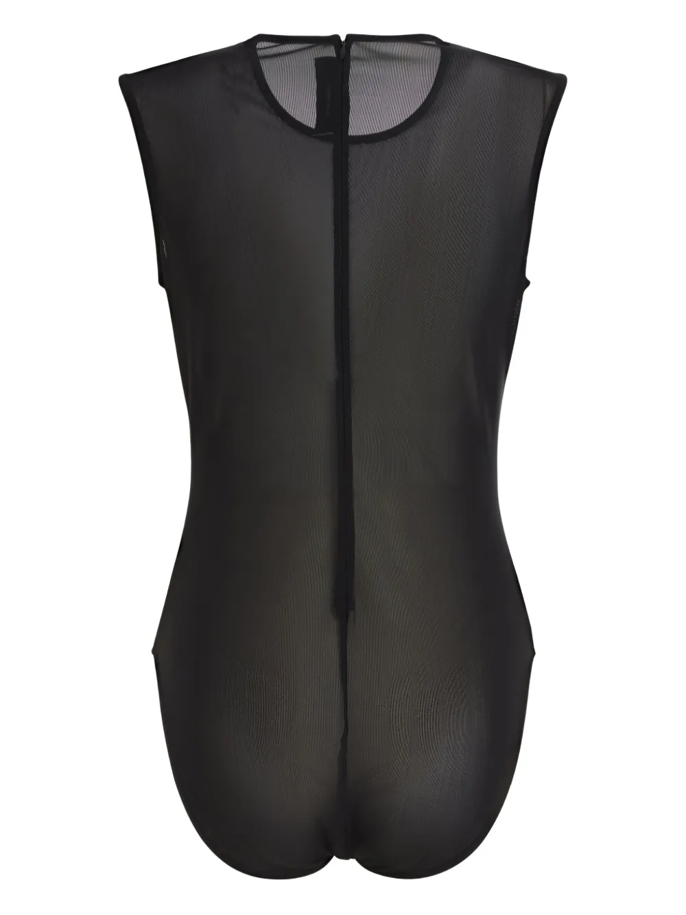 Shop Alex Perry Sheer Bodysuit In Black
