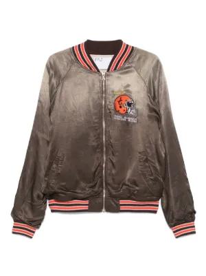 SAINT MXXXXXX Satin Bomber Jacket | Red | FARFETCH CA