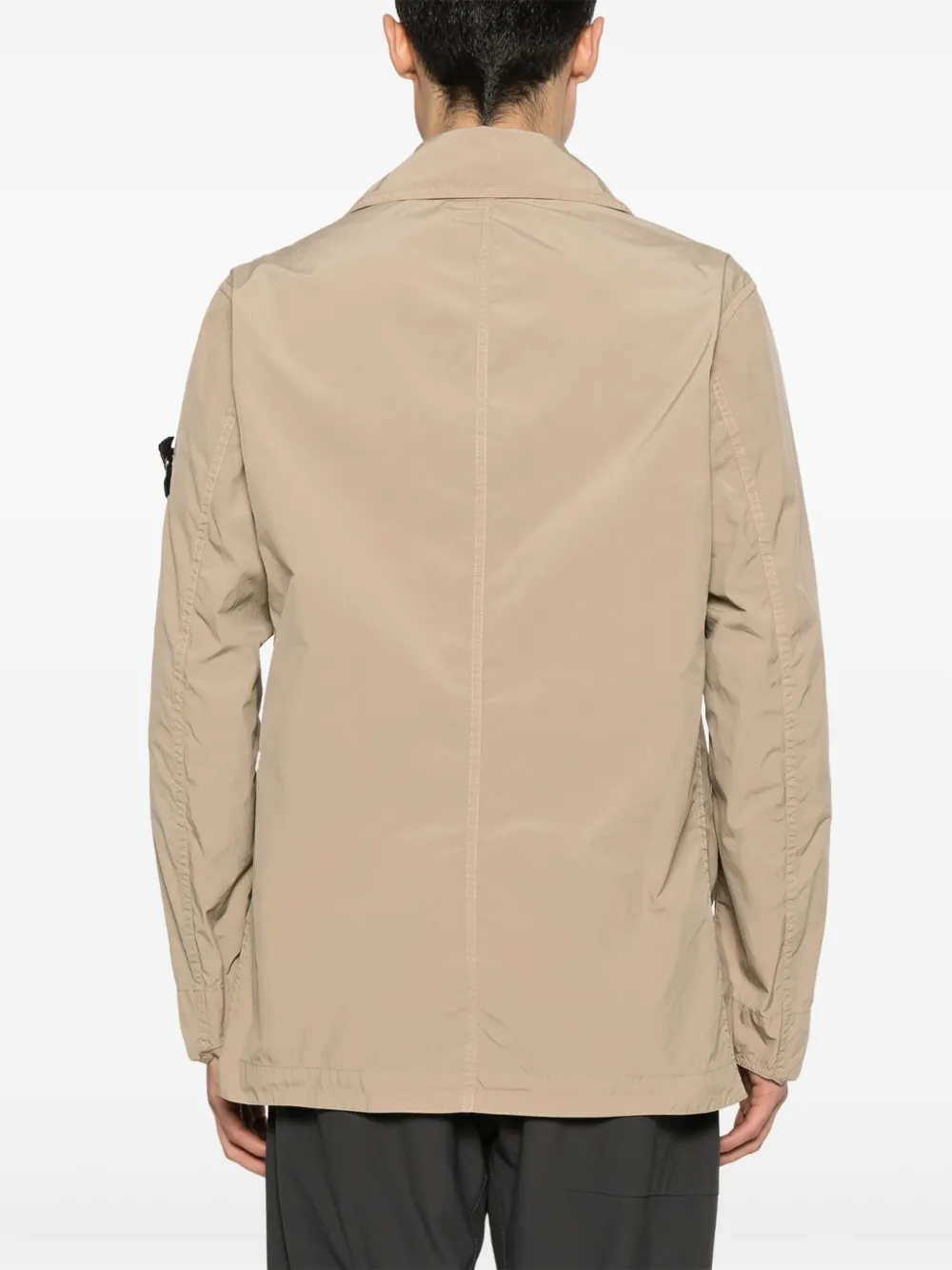 Stone Island Jack met Compass-logopatch Beige
