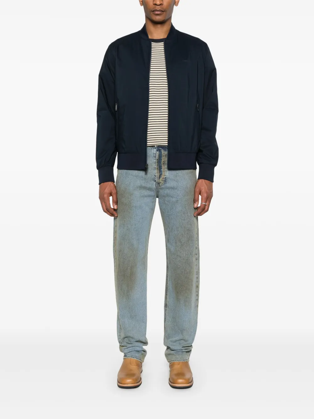 Calvin Klein logo-print bomber jacket | Bomber Jackets | Image 2