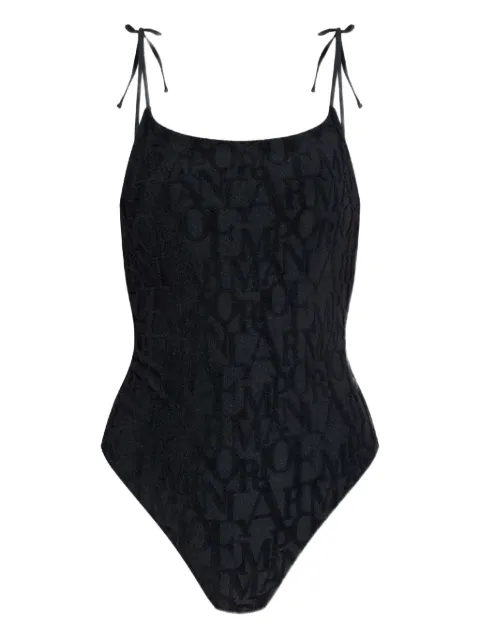 Emporio Armani traje de baño con monograma
