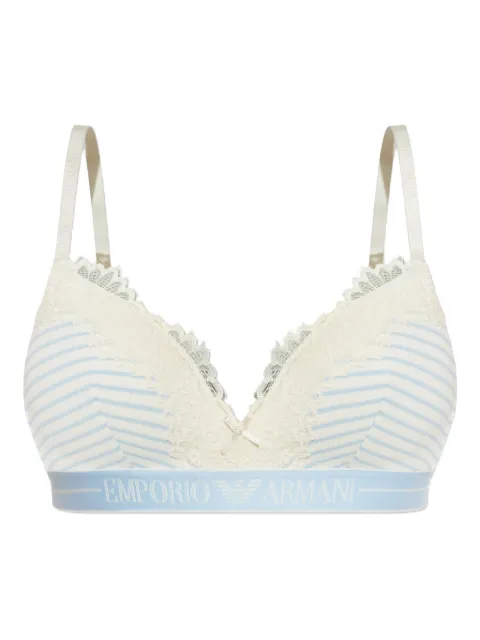 Emporio Armani lace-trim bra
