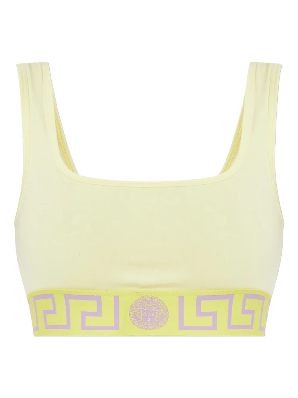 Versace グレカディテール ブラ - イエロー Versace グレカディテール ブラ - イエロー