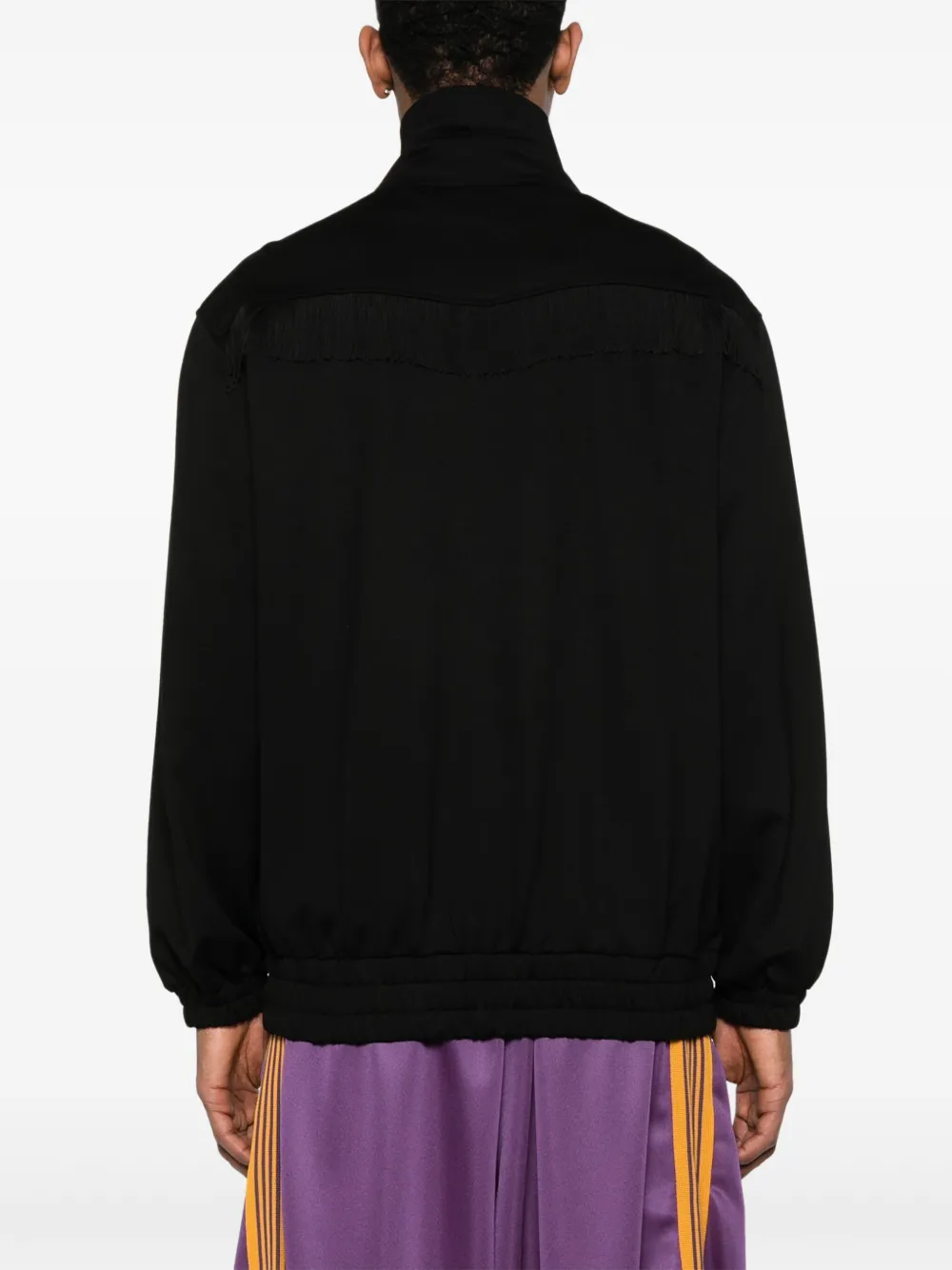 Needles Sweater met franje Zwart