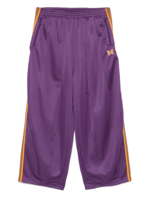 Needles pants con mariposas bordadas