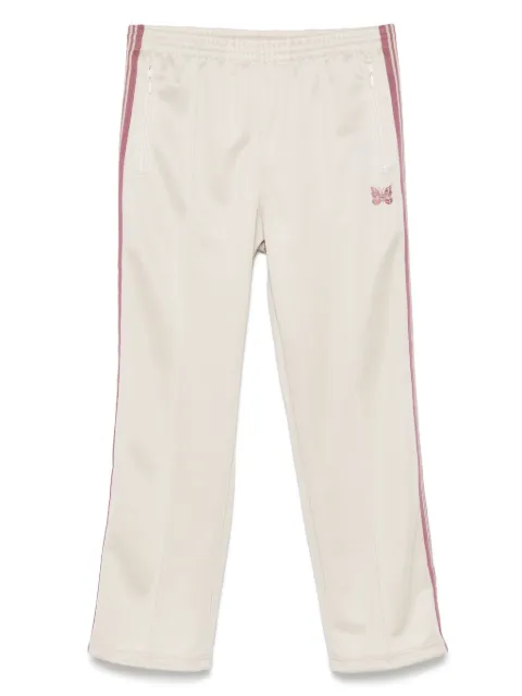 Needles butterfly-embroidered track pants